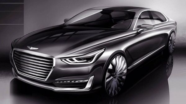 من المتوقع أن تبدأ مبيعات جينيسيس G90 العالمية في عام 2016 إن شاء الله من المتوقع أن تبدأ مبيعات جينيسيس G90 العالمية في عام 2016 إن شاء الله