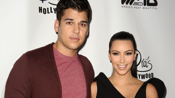 كيم كارداشيان وشقيقها روب