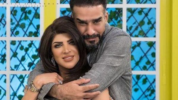 غدير السبتي وزوجها أحمد الفردان
