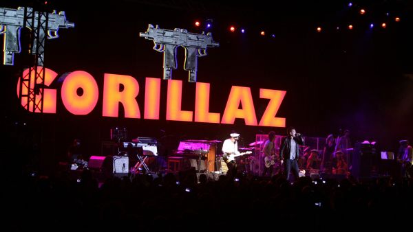 English virtual band Gorillaz performed at the Byblos International Festival in 2010. (Silive)
