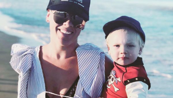 Pink's son has hand, foot and mouth disease (Source: pink / Instagram )