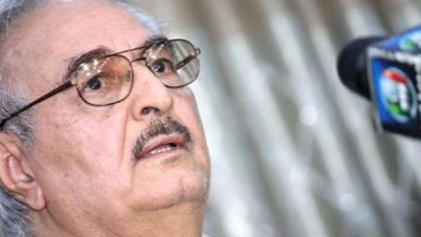 Pro-Haftar forces denied any involvement in Monday’s deadly airstrikes (AFP/File)