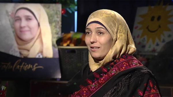 Palestinian teacher Hanan al-Hroub has been shortlisted for the Global Teaching Prize for teaching nonviolence and working with traumatized children. (YouTube/Varkey Foundation Global Teacher Prize)