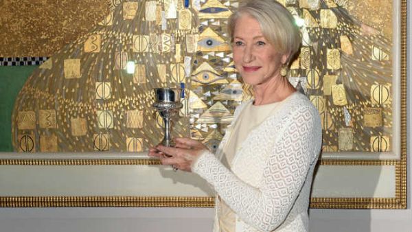 Veteran actress Helen Mirren was feted by The World Jewish Congress for her role in “Women in Gold.” (India.com)