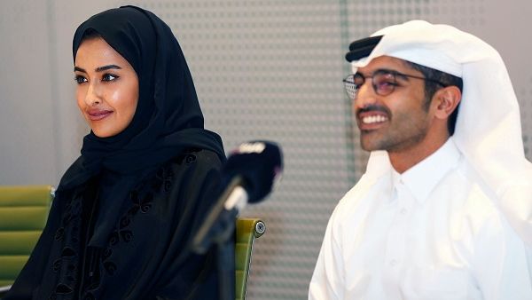 محمد فخرو، مدير إدارة التواصل المجتمعي بمؤسسة قطر ومشاعل النعيمي، رئيس تنمية المجتمع بمؤسسة قطر. محمد فخرو، مدير إدارة التواصل المجتمعي بمؤسسة قطر ومشاعل النعيمي، رئيس تنمية المجتمع بمؤسسة قطر.