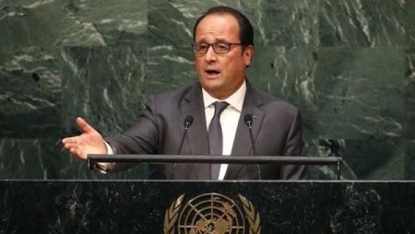 الرئيس الفرنسي فرانسوا أولوند