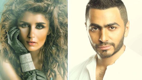 Tamer Hosny and Ghada Adel are starring in a new romantic comedy titled "Ahwak" (Love You). (Bitajarod)
