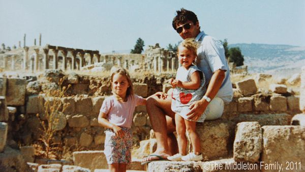 كيت ميدلتون قبل 34 عامًا في جرش