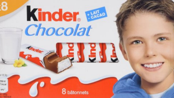 Kinder chocolate has reportedly been banned from Palestinian stores in the West Bank because of the presence of chocolate. (photo: Kinder/ Amazon)