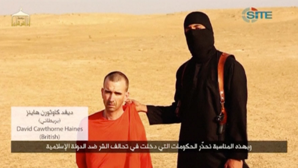 Mohammad Emwazi, aka Jihadi John, a member of the notorious Daesh group the "Beatles," who beheaded over two dozen hostages since 2014. (SITE Intelligence Group) 