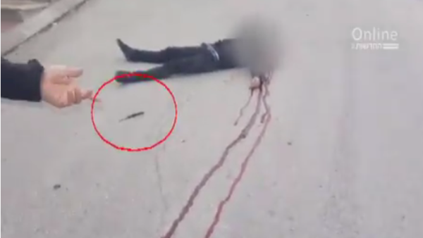 A screenshot from the video. (credit: Israel's Channel 2 News)