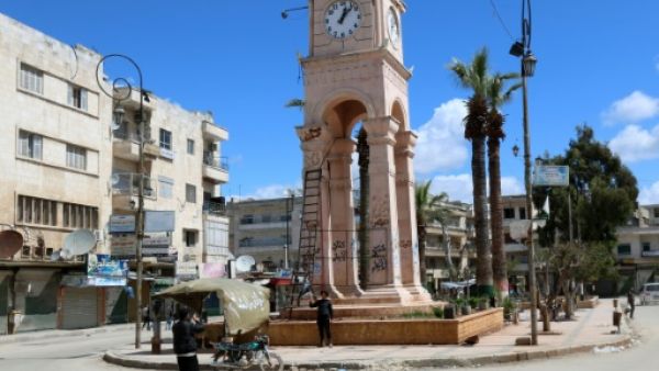 ساحة الساعة في ادلب
