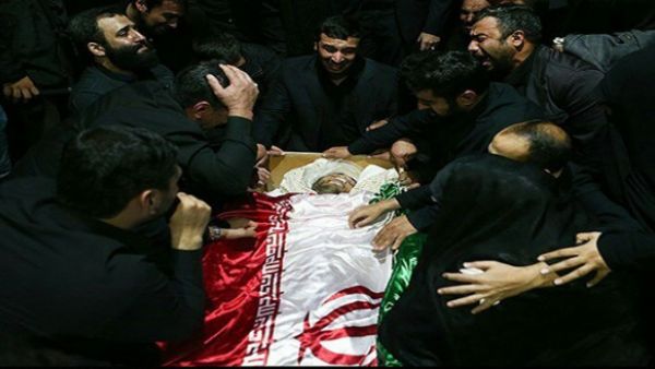 جثمان “عبد الله باقري” الحارس الشخصي للرئيس الإيراني السابق محمود أحمدي نجاد