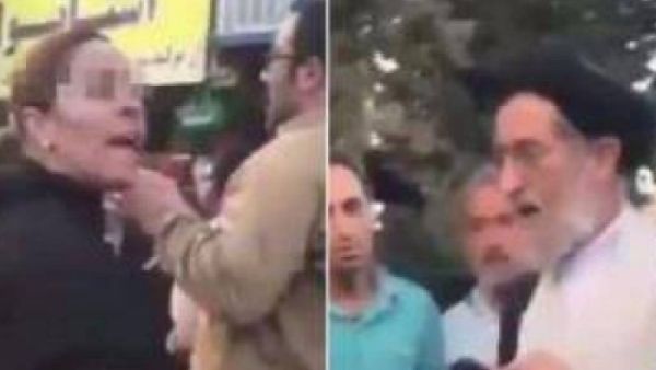 إيرانية تخلع حجابها في وسط الشارع