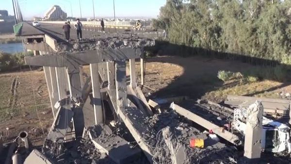 تدمير مقصود لجسور الموصل