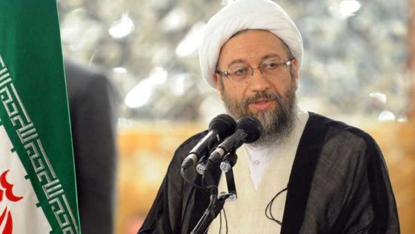 رئيس السلطة القضائية الإيرانية صادق لاريجان
