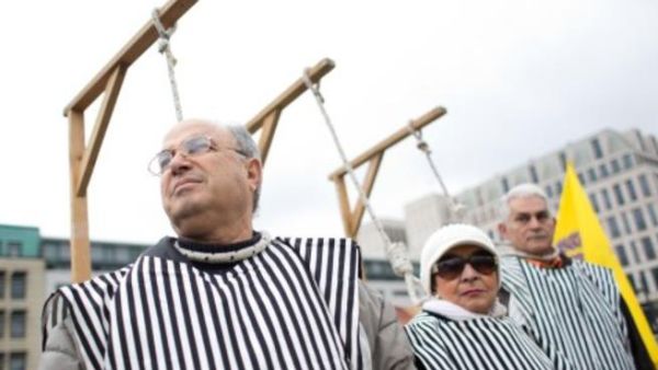 احتجاج في برلين على الاعدامات في العراق/أ.ف.ب