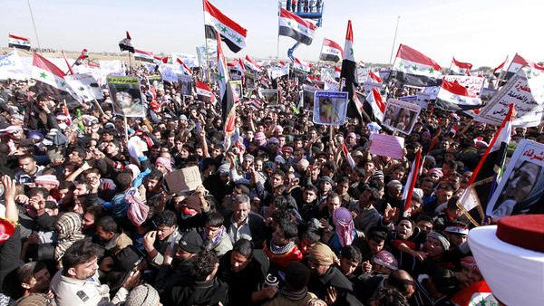 تظاهرة في الرمادي