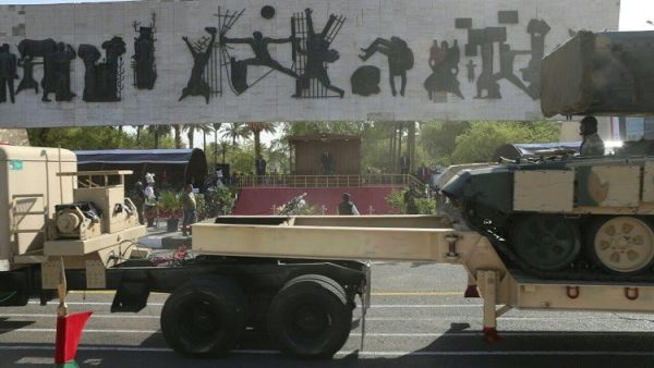  استعراض عسكري ضخم وسط بغداد