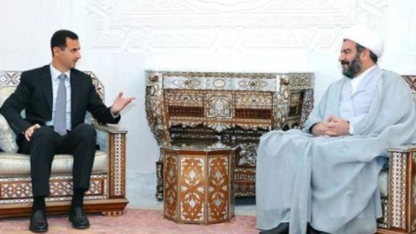  الاسد مستقبلا عباس البيتاني عضو وفد كتلة المالكي