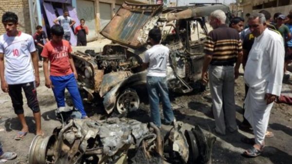 مقتل شرطي وإصابة ثلاثة آخرين بانفجار سيارة مفخخة غربي الموصل
