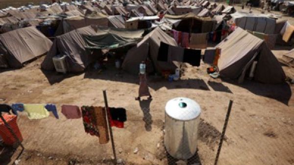 مخيم للنازحين من مناطق الصراع غرب العراق