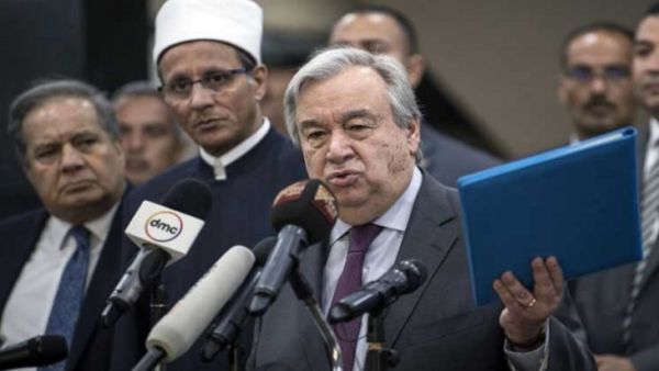 الأمين العام للأمم المتحدة، أنطونيو غوتيريش