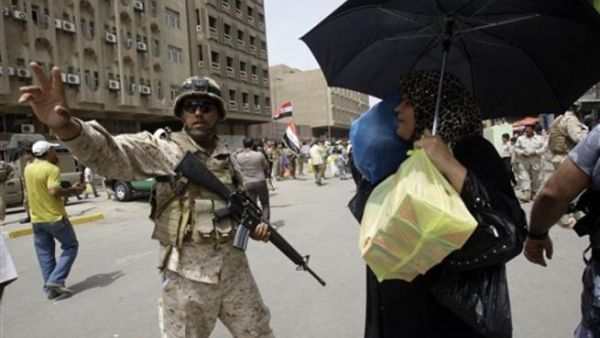 جندي عراقي وسط بغداد/أ.ف.ب