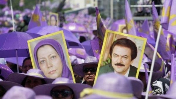 هجوم صاروخي تعرض له معسكر يأوي عناصر منظمة "مجاهدي خلق" الايرانية المعارضة 