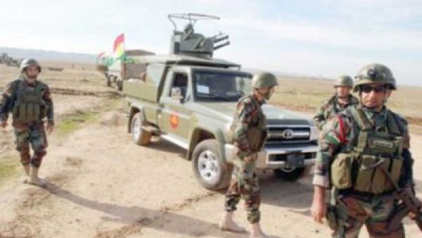 مقاتلون من عناصر البشمركة الكردية في شمال العراق