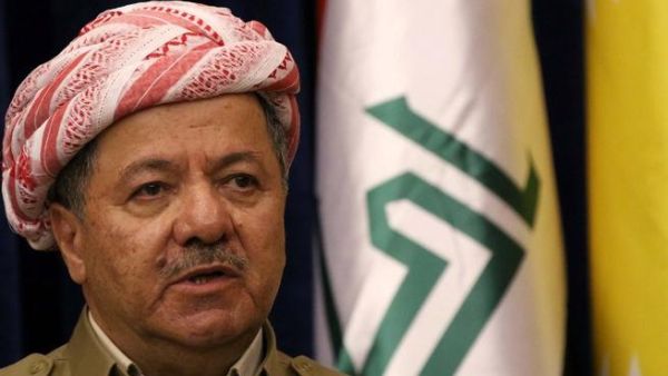 Iraqi Kurdish leader Massud Barzani declared in a press conference in Erbil, on Feb. 3, 2016, that the "time has come" to hold a referendum on Kurdish statehood. (AFP/Safin Hamed)