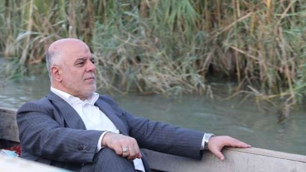 رئيس الوزراء العراقي حيدر العبادي في الأهوار