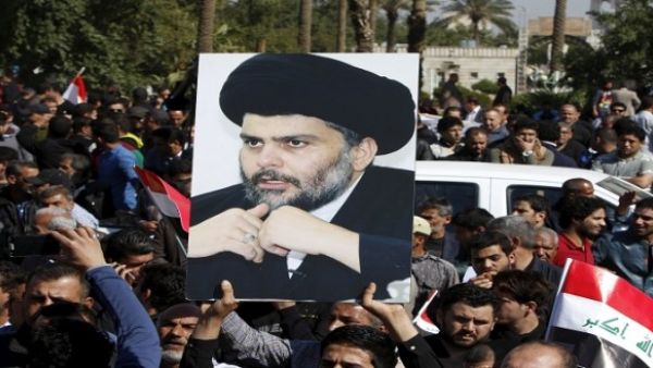 مظاهرة لانصار الزعيم الشيعي العراقي مقتدى الصدر