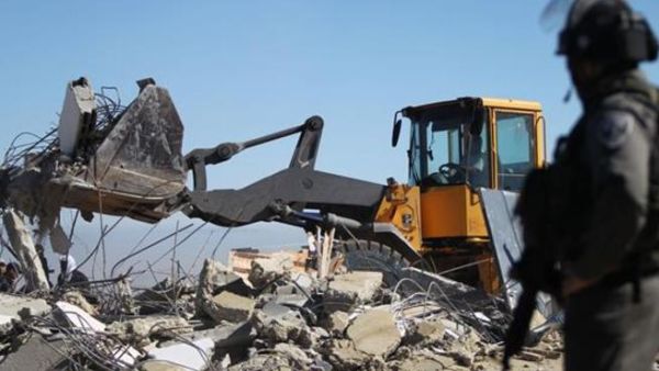 Israel demolishes makeshift classroom in Jordan Valley. (AFP /File)