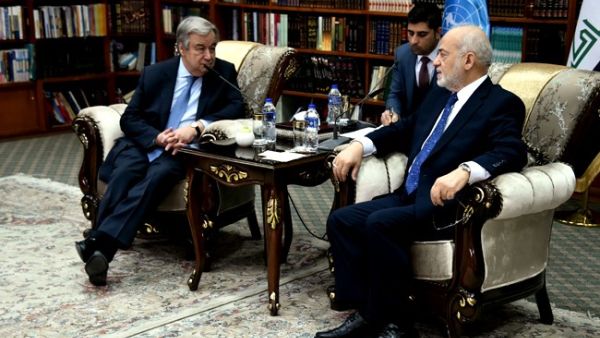  اللقاء استعراض مجمل الأوضاع الإنسانية والأمنية والسياسية وجهود العراقيين والتقدم ضد #داعش