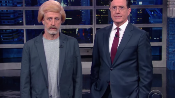 Trump gets 'trumped' in a hilarious skit by Jon Stewart! (Slate.com)