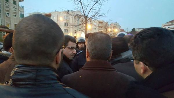 استخدام القوة لفض اعتصام "جك" قرب السفارة الاسرائيلية