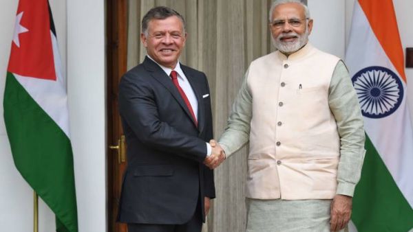 العاهل الاردني يؤكد أهمية الدور الذي تلعبه الهند في ترسيخ الأمن والاستقرار 