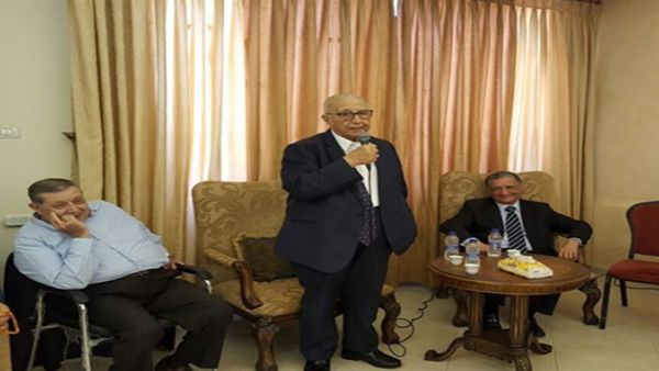 رئيس الوزراء الاردني الاسبق عبد السلام المجالي في ديوان آل الشكعة بنابلس