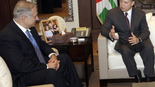 الملك عبد الله الثاني يلتقي في عمان رئيس الوزراء الاسرائيلي بنيامين نتنياهو