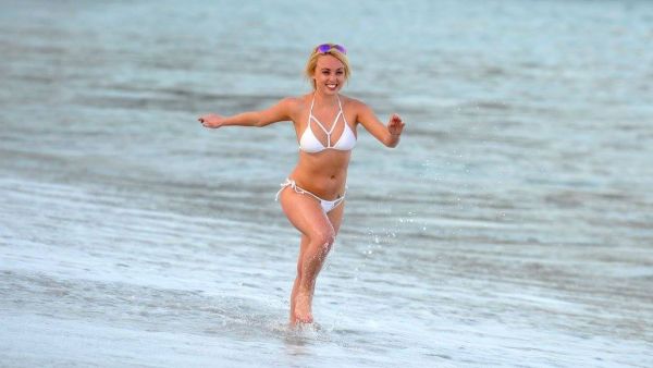 British actress Jorgie Porter holidayed in Dubai for Christmas and her birthday. (Facebook)