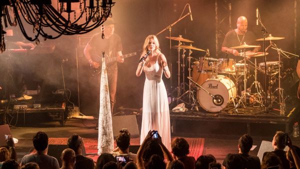 Joss performing on stage in Tel Aviv. (Facebook)