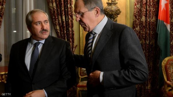 وزير الخارجية الروسي سيرغي لافروف ونظيره الاردني ناصر جودة 