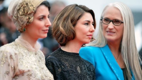 Jury members Leila Hatami, Sofia Coppola and president Jane Campion. (Pascal Le Segretain/WireImage)