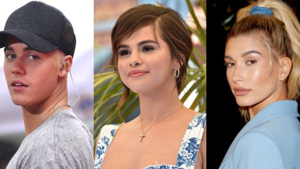 هايلي بولدوين وسيلينا غوميز وجاستين بيبر