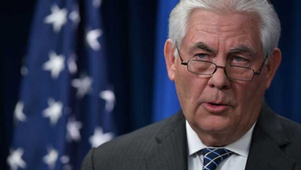 وزير الخارجية الأمريكي ريكس تيلرسون