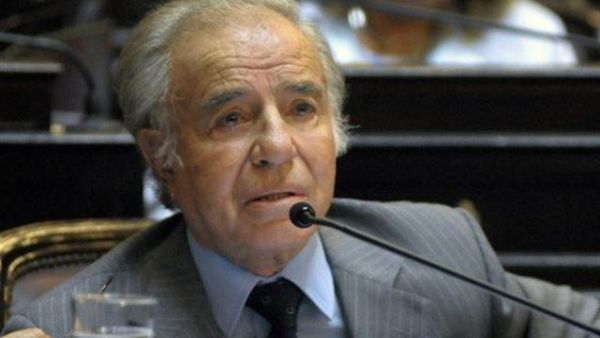  رئيس الأرجنتين الأسبق كارلوس منعم