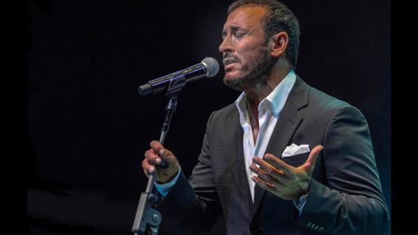 Iraqi vocalist Kadhim al-Saher at Beiteddine Palace Saturday evening. (Press Photo)