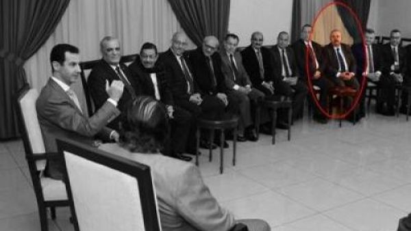 خرفان في لقاء الاسد 