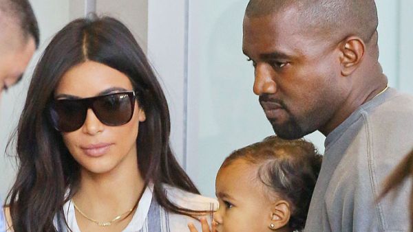 Kimye with their daughter North. (Image: Google)
